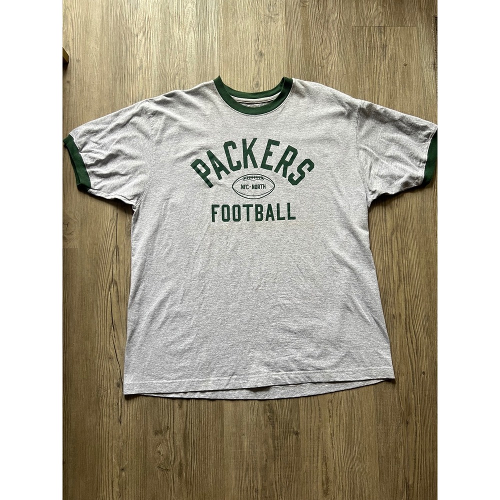 Vintage Reebok Men's NFL Green Bay Packers NFC North Cotton T-Shirt Size XL